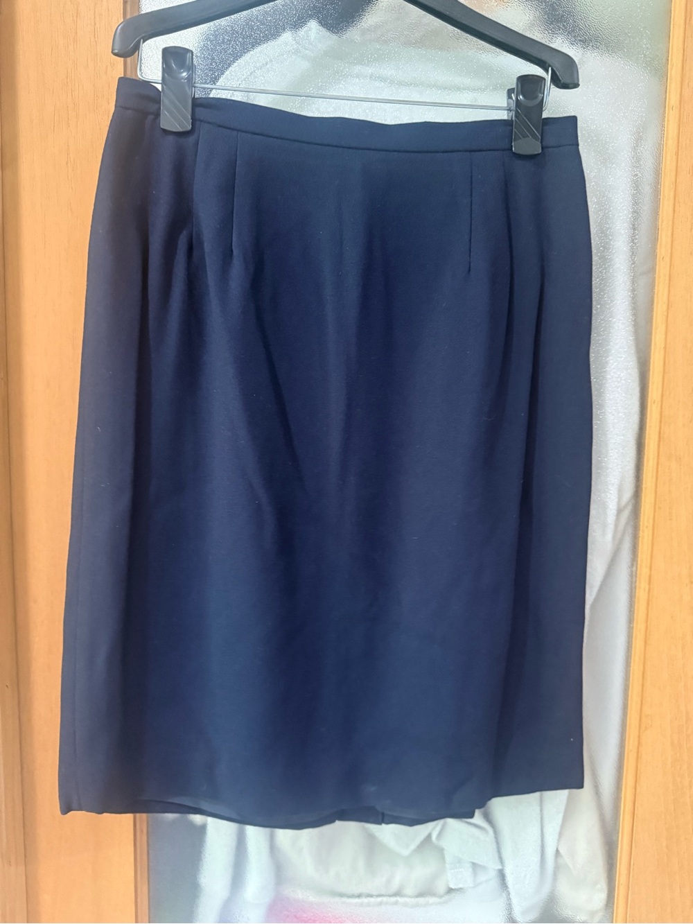 Worthington Two-Piece Suit Set - Jacket / Blazer Skirt - Navy - Size 12 Petite - Picture 5 of 7